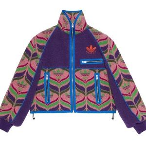 Gucci x adidas GG Trefoil wool bomber